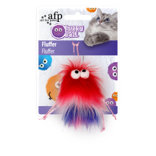 AFP Furry Ball Fluffer Red, AFP2801, cat Toy, AFP, cat Accessories, catsmart, Accessories, Toy